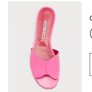 Manolo blahnik pink sandals BRAND NEW